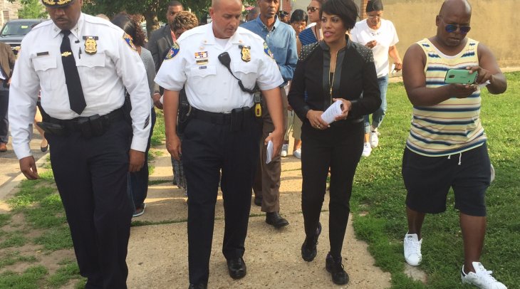 Mayor participates in citizens on patrol event